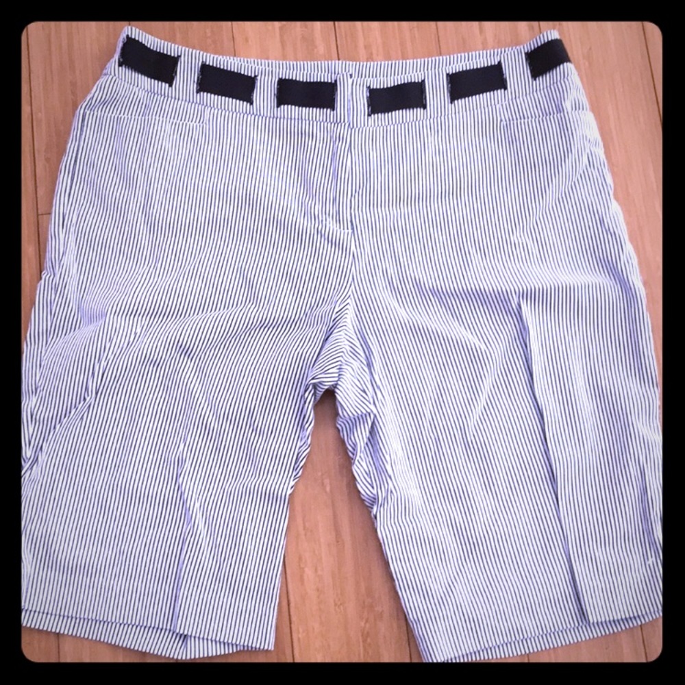 I N C BLACK & WHITE cotton shorts ❤️